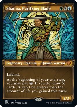 Shanna Purifying Blade Showcase 317/281 (Dominaria United)  | Good Games Modbury