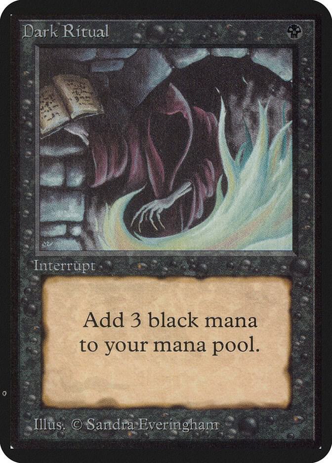 Dark Ritual 98/295 (Alpha Edition)  | Good Games Modbury