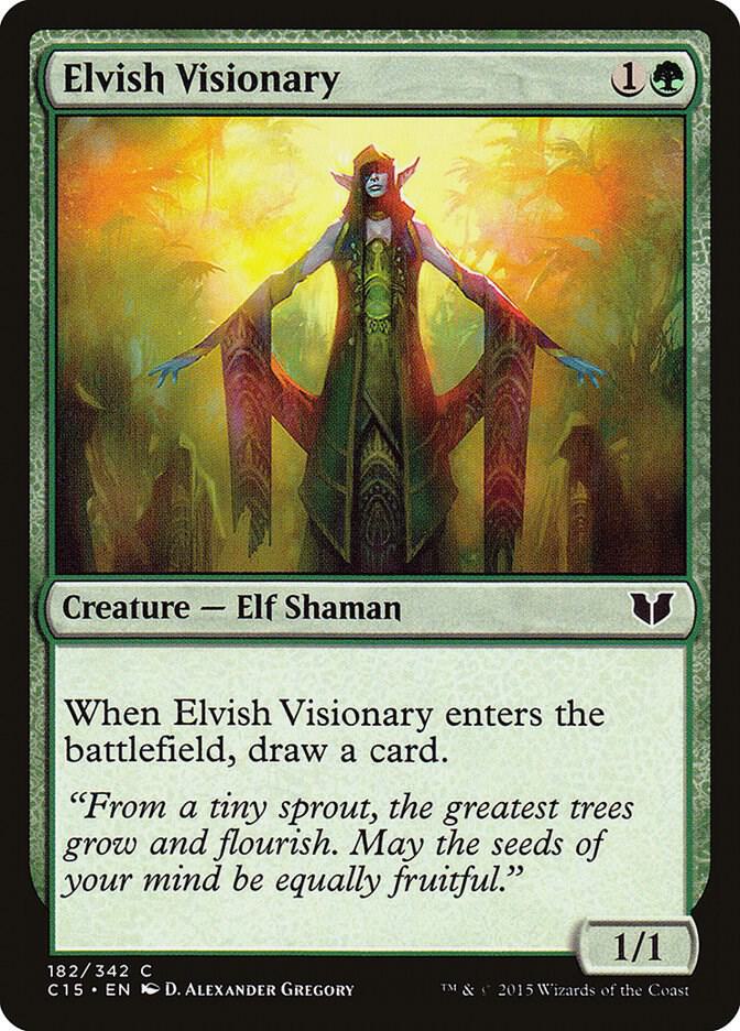 Elvish Visionary 182/342 (Commander 2015)  | Good Games Modbury