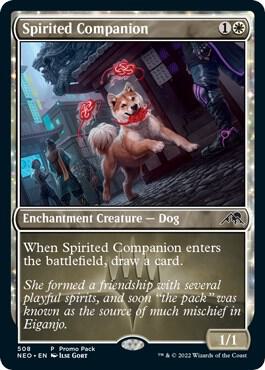 Spirited Companion 508 (Promo Pack: Kamigawa: Neon Dynasty)  - Foil | Good Games Modbury