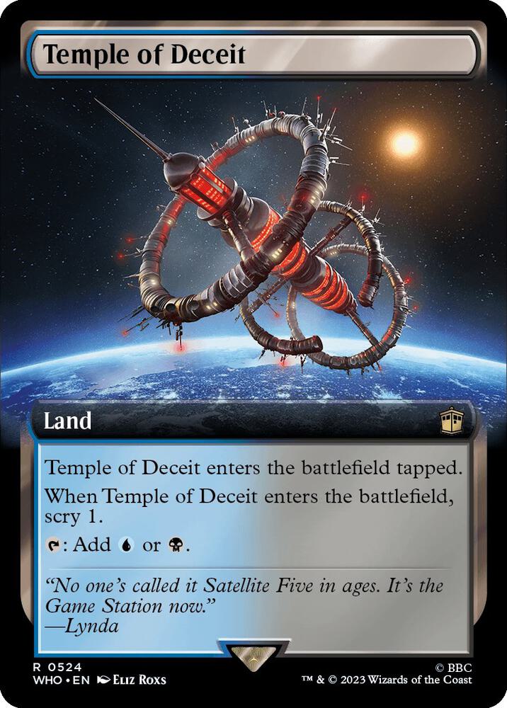 Temple of Deceit 524/331 (Universes Beyond: Doctor Who)  - Extended Art Foil | Good Games Modbury