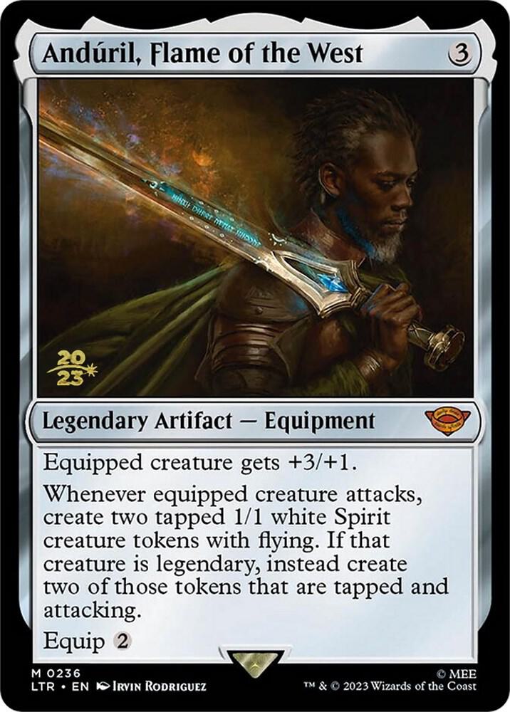 Andúril, Flame of the West 236s/86 (Prerelease Cards)  - PreRelease Foil | Good Games Modbury