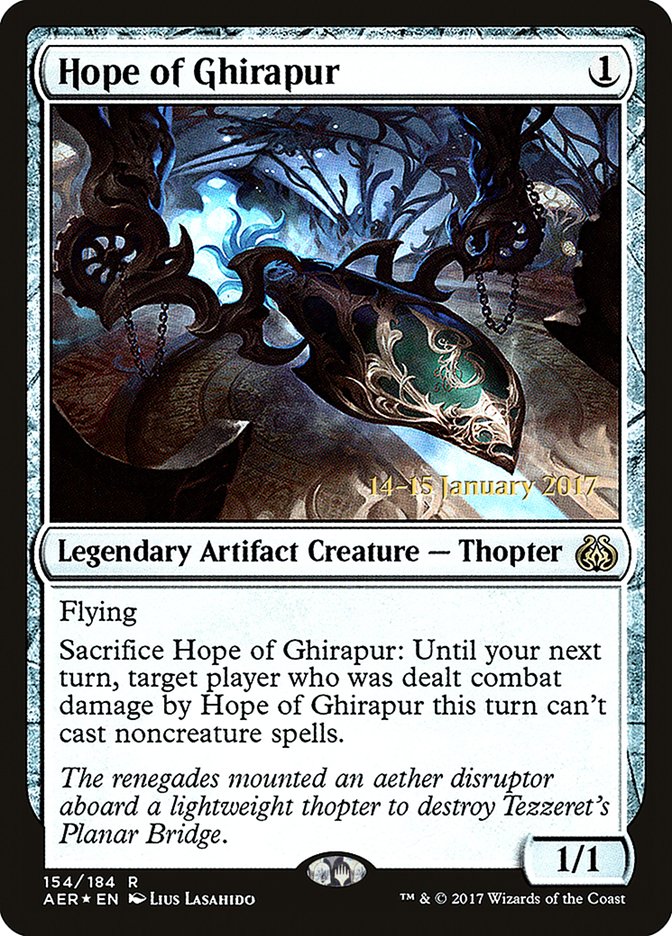Hope of Ghirapur [Aether Revolt Prerelease Promos] | Good Games Modbury