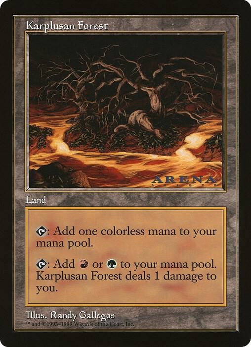 Karplusan Forest Arena League  (Oversize Cards)  | Good Games Modbury