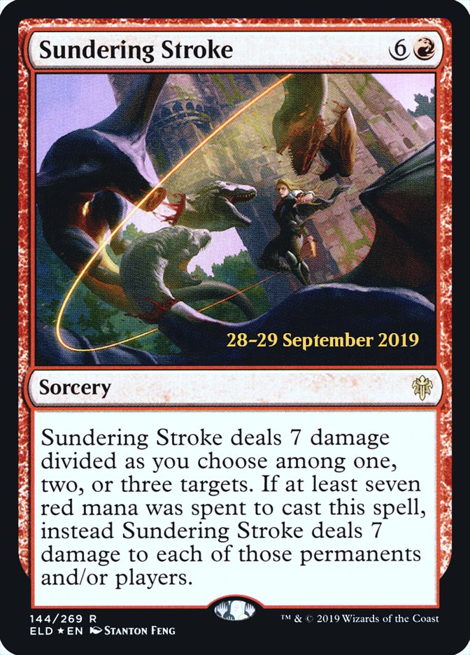 Sundering Stroke [Throne of Eldraine Prerelease Promos] | Good Games Modbury