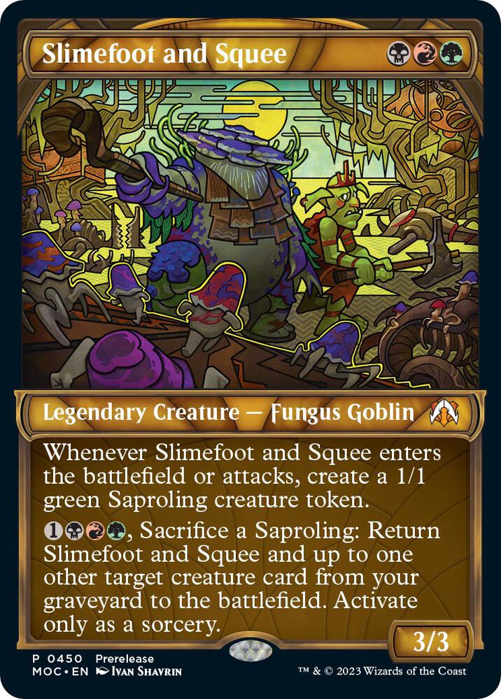 Slimefoot and Squee 450 (Prerelease Cards)  - Showcase | Good Games Modbury