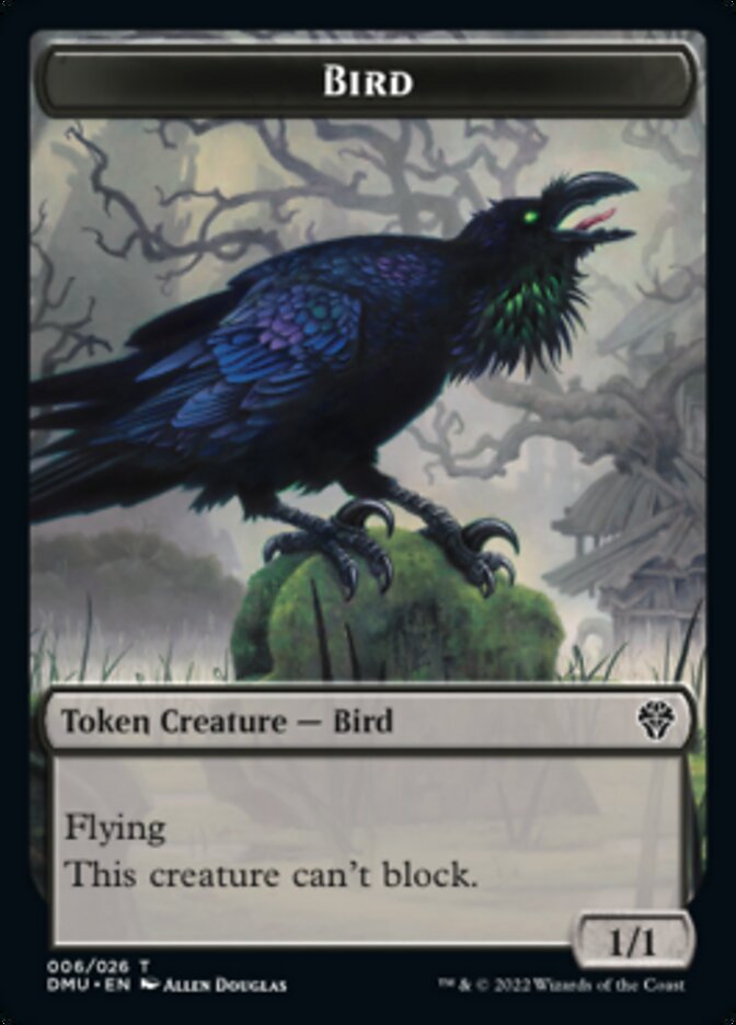 Bird Token (006) [Dominaria United Tokens] | Good Games Modbury