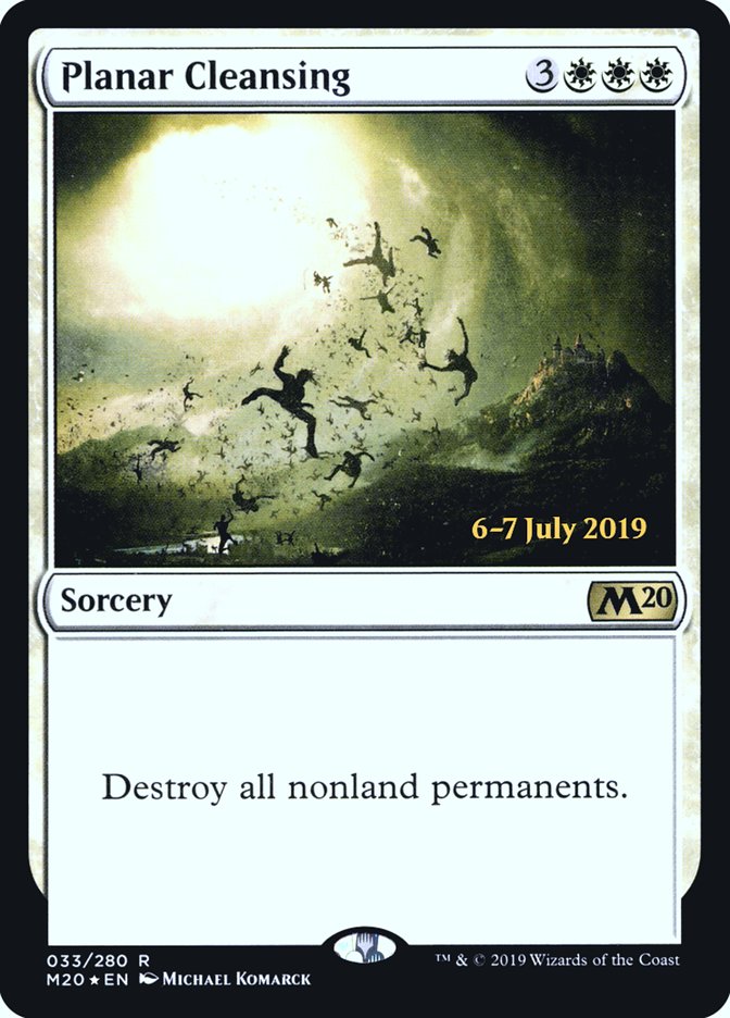 Planar Cleansing [Core Set 2020 Prerelease Promos] | Good Games Modbury