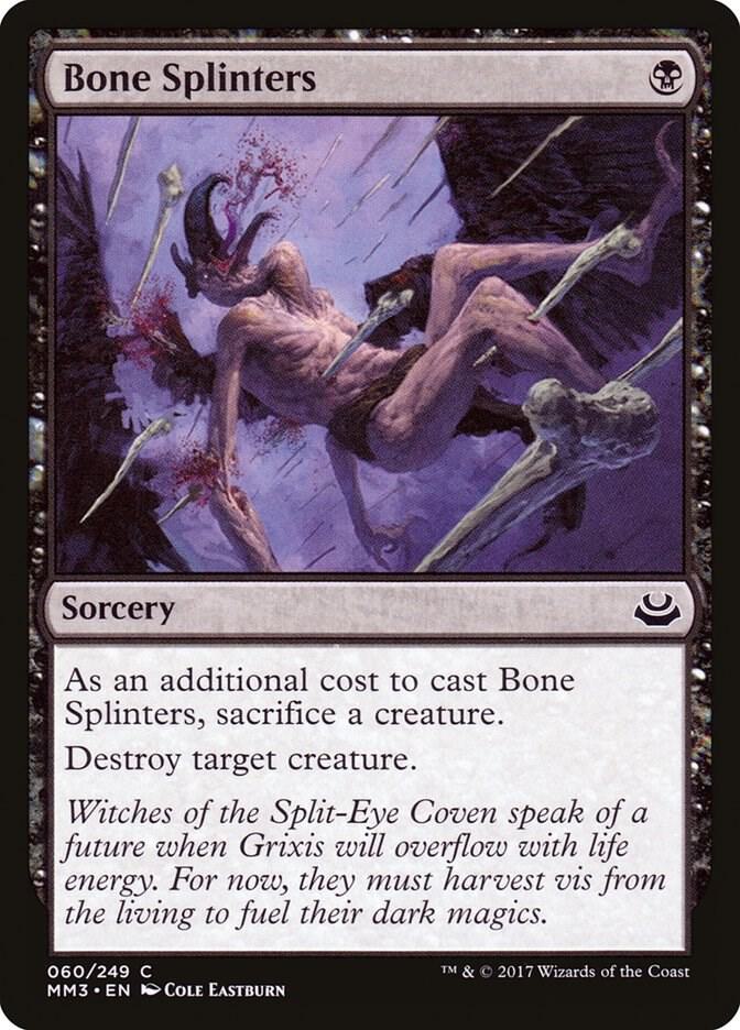 Bone Splinters 60/249 (Modern Masters 2017)  | Good Games Modbury