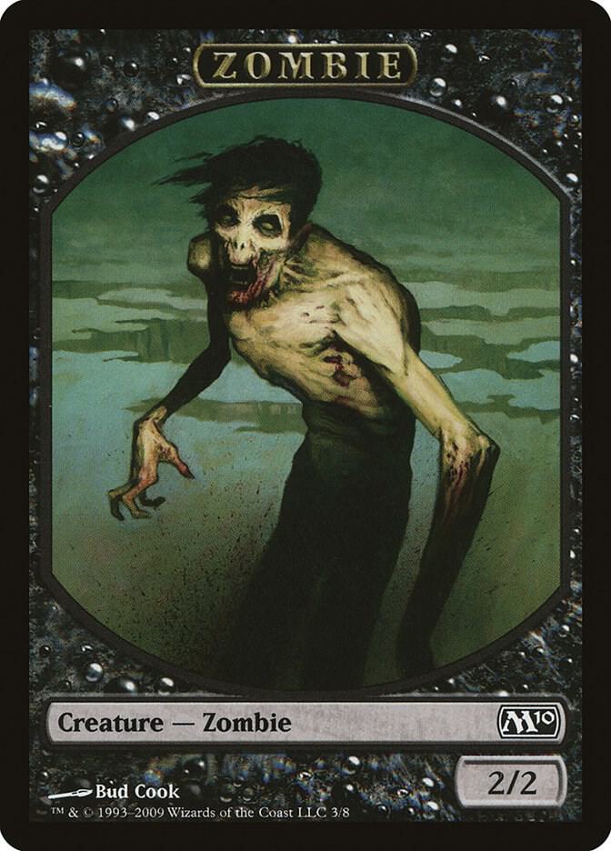 Zombie Token 3/8 (Magic 2010 (M10))  | Good Games Modbury