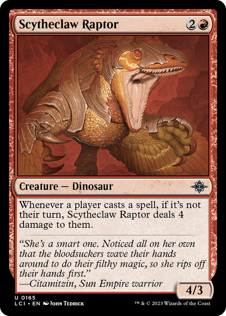 Scytheclaw Raptor [The Lost Caverns of Ixalan] | Good Games Modbury