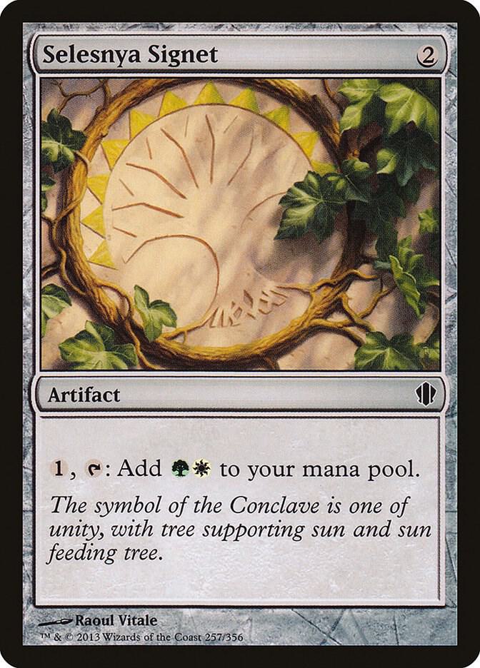 Selesnya Signet 257/356 (Commander 2013)  | Good Games Modbury