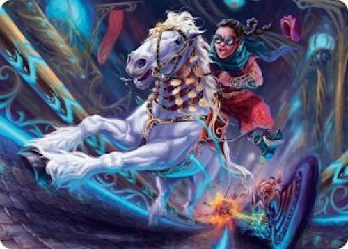 Gilded Ghoda Art Card 34 (Art Series: Aetherdrift)  | Good Games Modbury