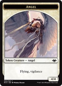 Angel (002) // Zombie (007) Double-Sided Token [Modern Horizons Tokens] | Good Games Modbury