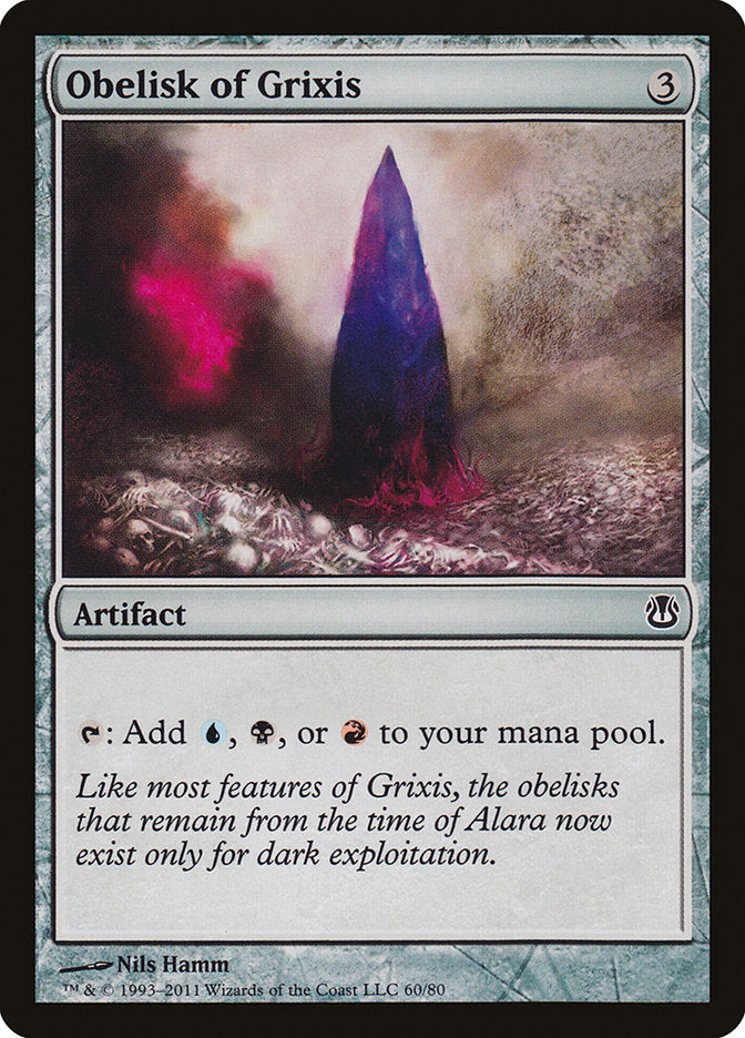 Obelisk of Grixis [Duel Decks: Ajani vs. Nicol Bolas] | Good Games Modbury