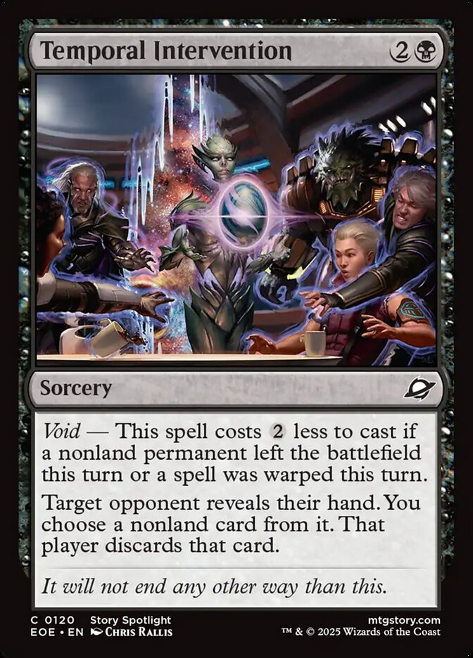 Temporal Intervention 120/276 (Edge of Eternities)  - Foil | Good Games Modbury