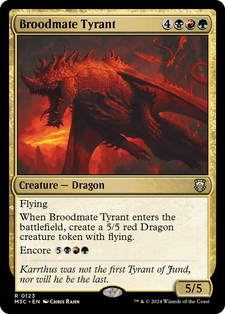 Broodmate Tyrant [Modern Horizons 3 Commander] | Good Games Modbury