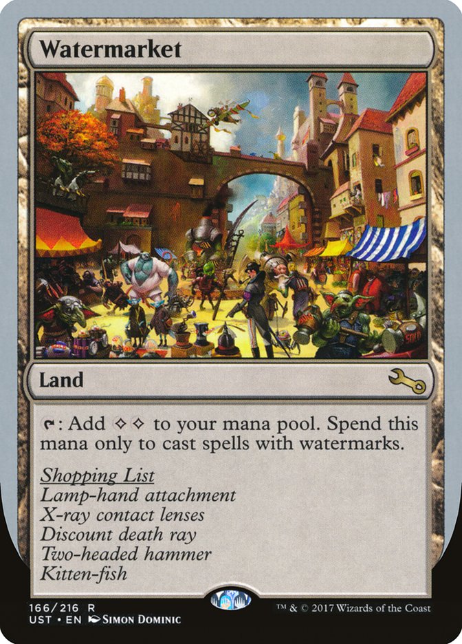 Watermarket 166/216 (Unstable)  | Good Games Modbury