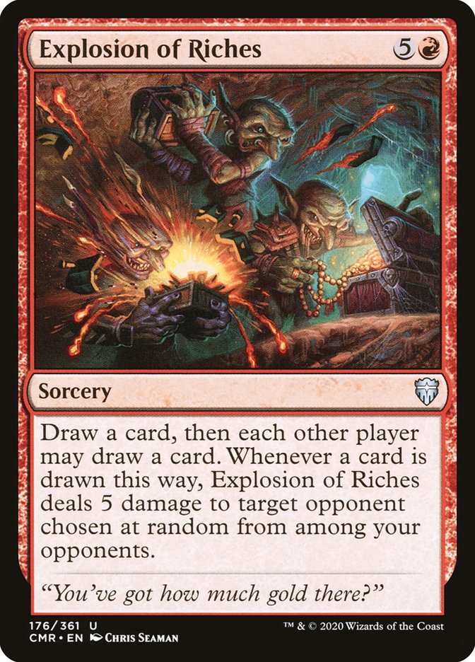 Explosion of Riches [Commander Legends] | Good Games Modbury