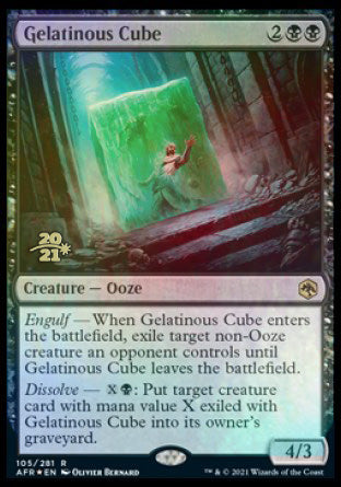 Gelatinous Cube [Dungeons & Dragons: Adventures in the Forgotten Realms Prerelease Promos] | Good Games Modbury