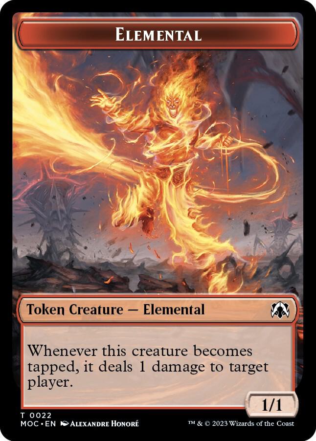 Elemental Faerie Double sided Token 22 // 11 (Commander: March of the Machine)  | Good Games Modbury