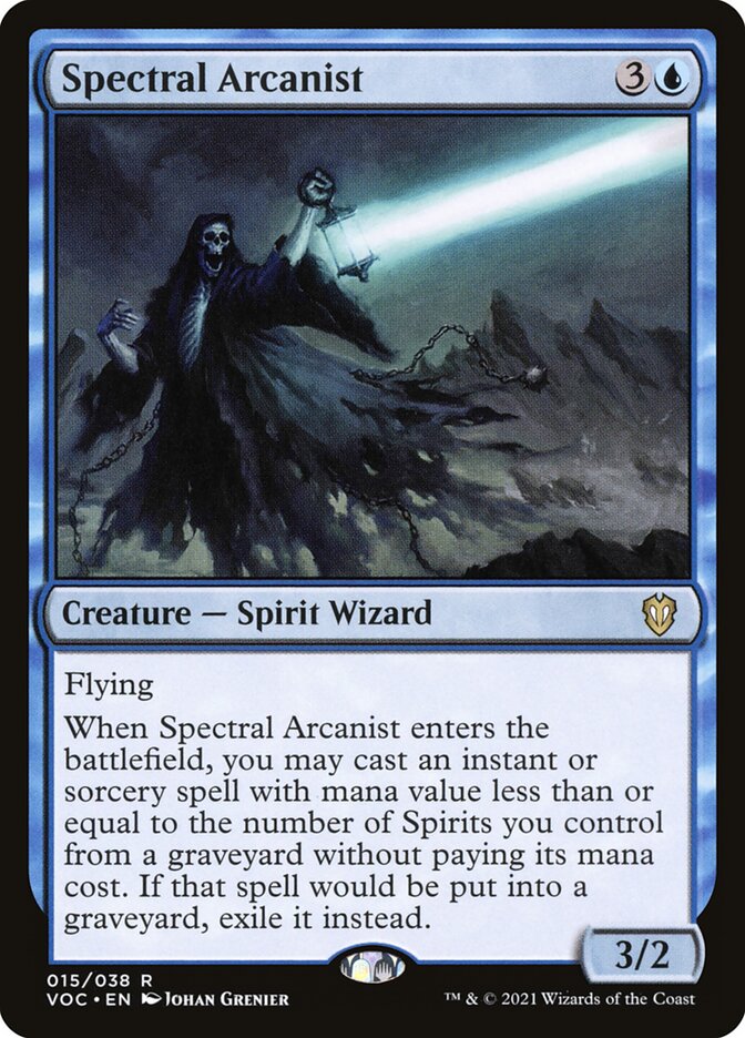 Spectral Arcanist 15/38 (Commander: Innistrad: Crimson Vow)  | Good Games Modbury
