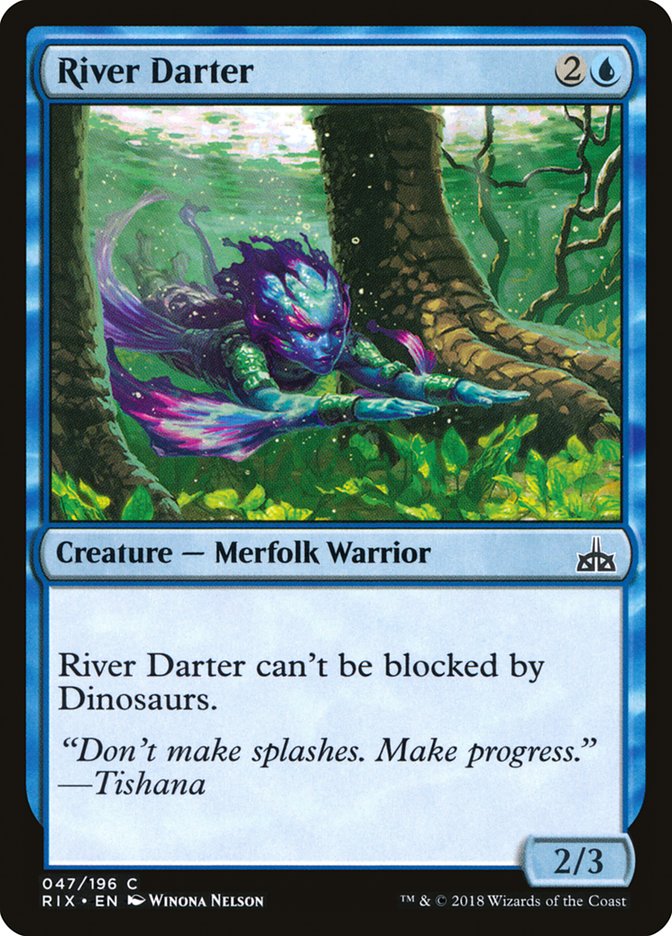 River Darter 47/196 (Rivals of Ixalan)  | Good Games Modbury