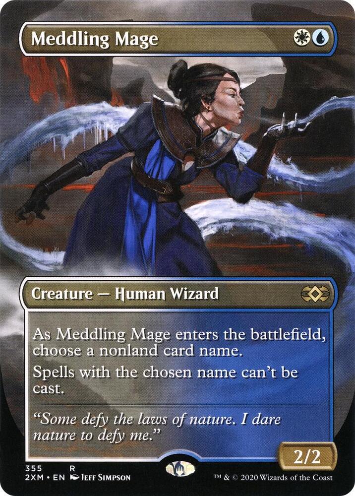 Meddling Mage 355/332 (Double Masters)  - Borderless | Good Games Modbury
