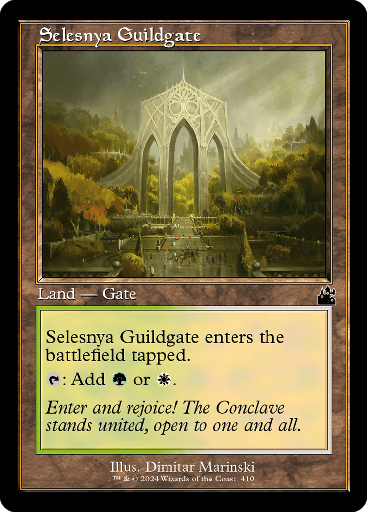 Selesnya Guildgate (Retro Frame) [Ravnica Remastered] | Good Games Modbury