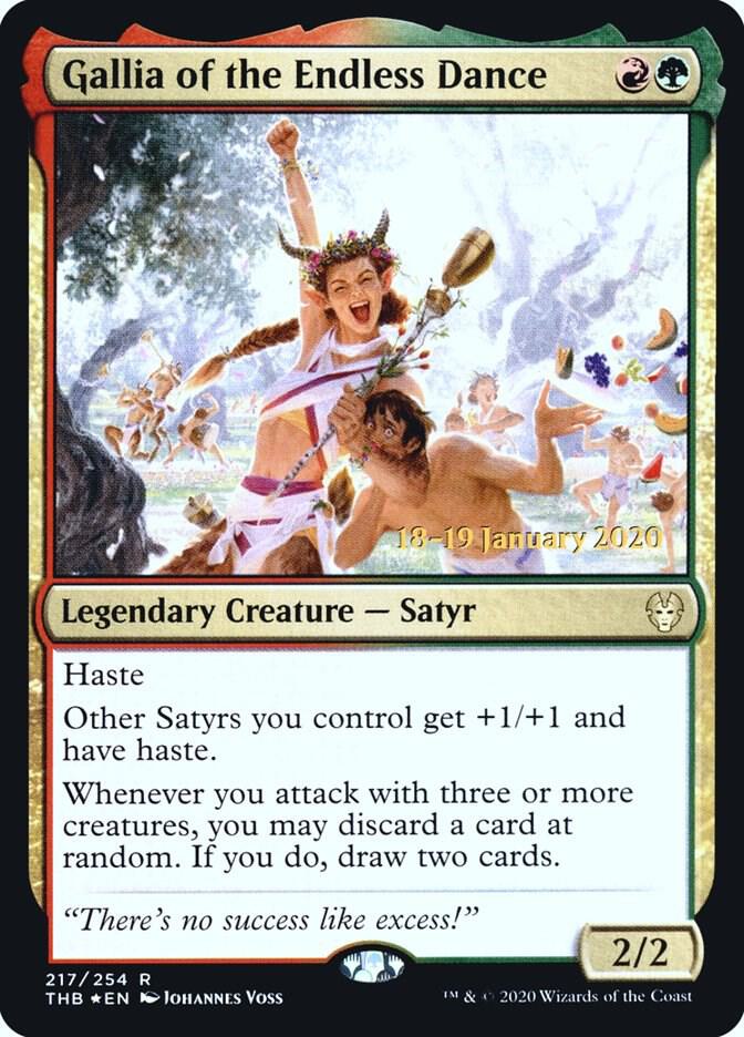 Gallia of the Endless Dance 217s/137 (Prerelease Cards)  - Foil | Good Games Modbury