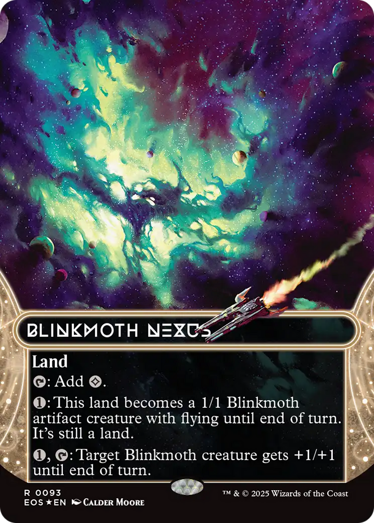 Blinkmoth Nexus (0093) (Borderless) (Galaxy Foil) [Edge of Eternities: Stellar Sights] | Good Games Modbury