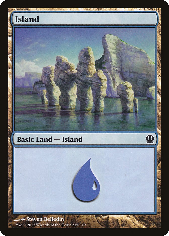 Island (235) [Theros] | Good Games Modbury
