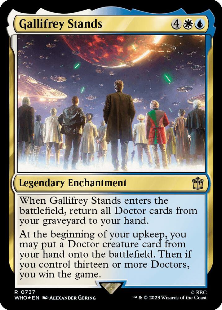 Gallifrey Stands 737/331 (Universes Beyond: Doctor Who)  - Surge Foil | Good Games Modbury