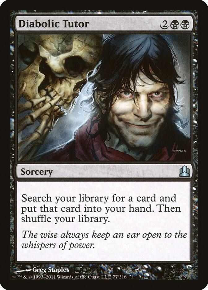 Diabolic Tutor 77/318 (Commander)  | Good Games Modbury