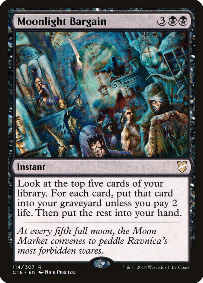 Moonlight Bargain 114/307 (Commander 2018)  | Good Games Modbury