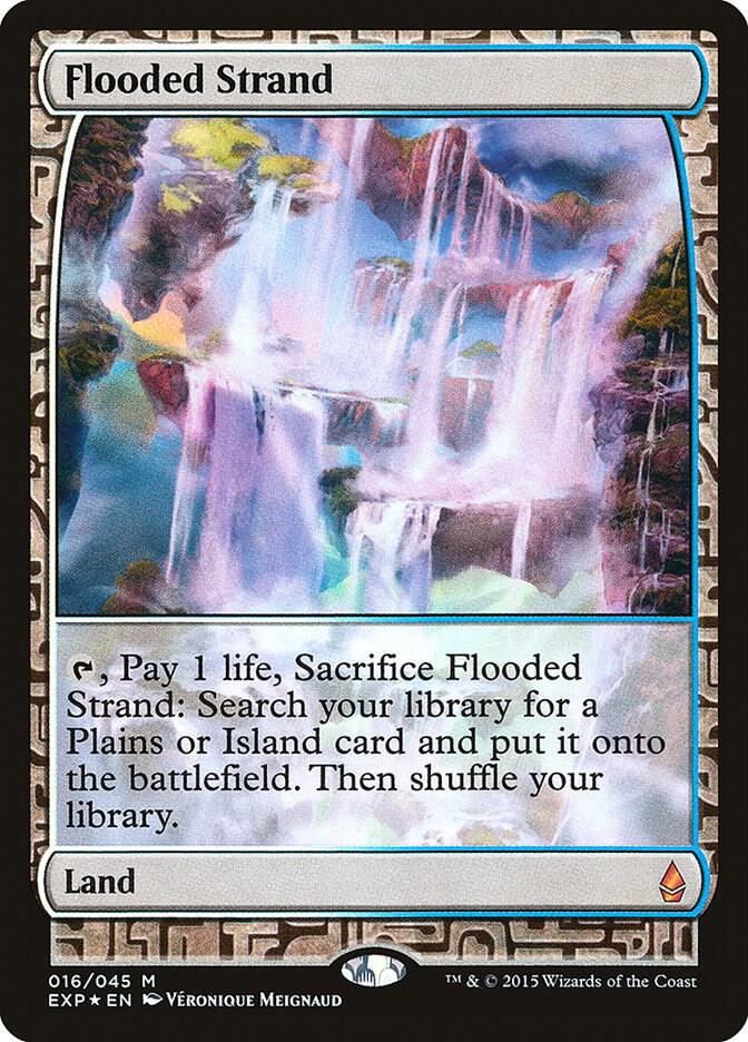 Flooded Strand 16/45 (Zendikar Expeditions)  - Foil | Good Games Modbury