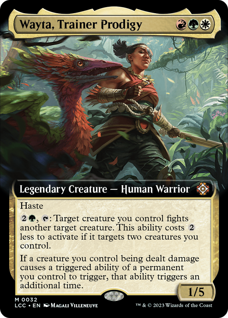 Wayta, Trainer Prodigy (Extended Art) [The Lost Caverns of Ixalan Commander] | Good Games Modbury