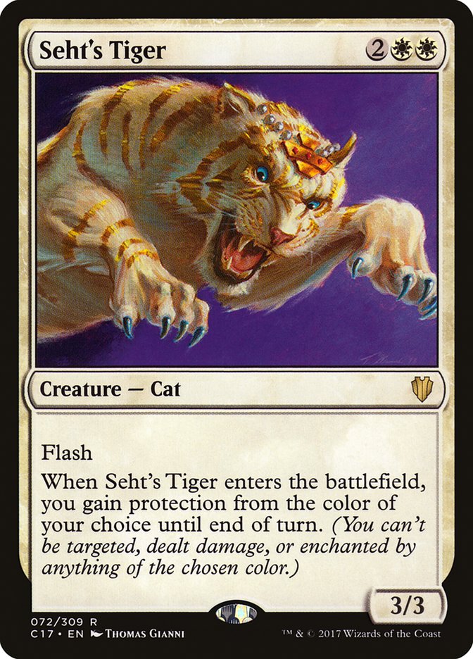 Seht's Tiger [Commander 2017] | Good Games Modbury