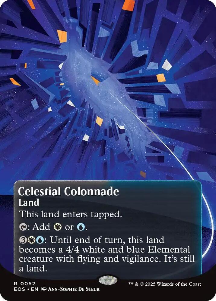 Celestial Colonnade 52/45 (Edge of Eternities: Stellar Sights)  - Borderless Foil | Good Games Modbury