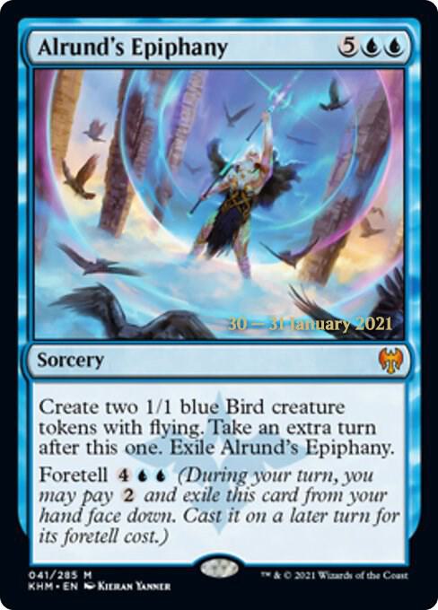 Alrund's Epiphany 41s/1 (Prerelease Cards)  - PreRelease Foil | Good Games Modbury