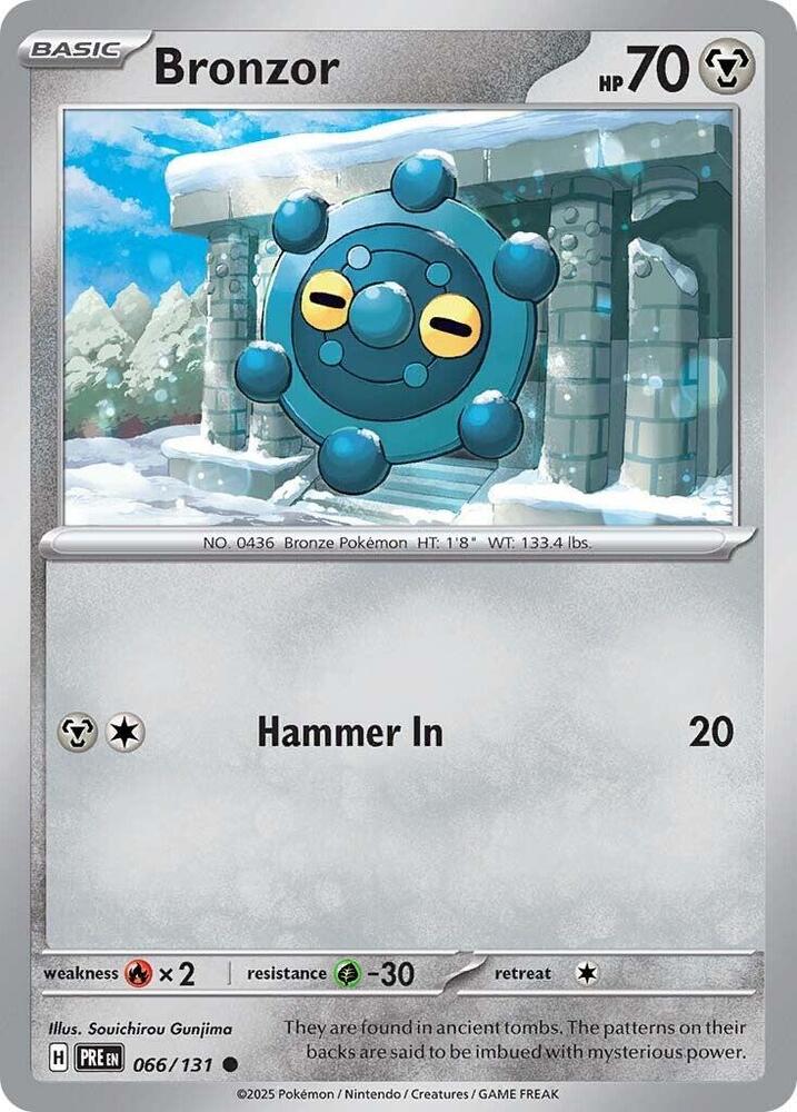 Bronzor (066/131) [Scarlet & Violet: Prismatic Evolutions] | Good Games Modbury