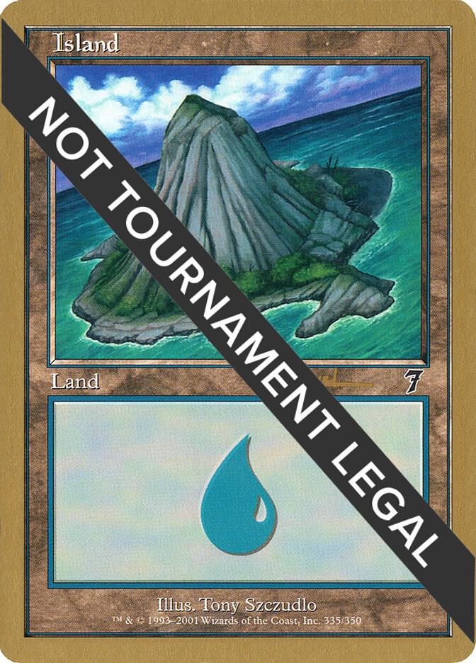 Island 335 2001 Alex Borteh 7ED ab335/138 (World Championship Decks)  | Good Games Modbury