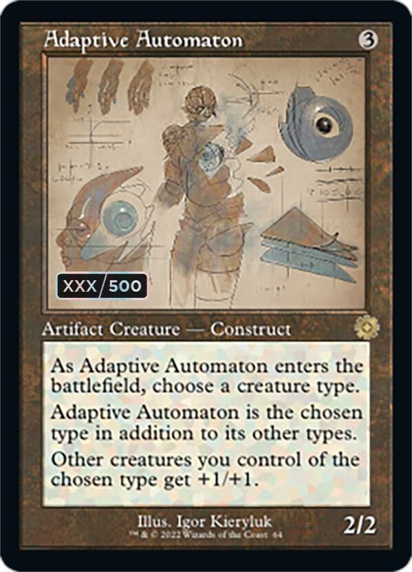 Adaptive Automaton Schematic Serial Numbered 64z/63 (The Brothers' War: Retro Frame Artifacts)  - Foil | Good Games Modbury