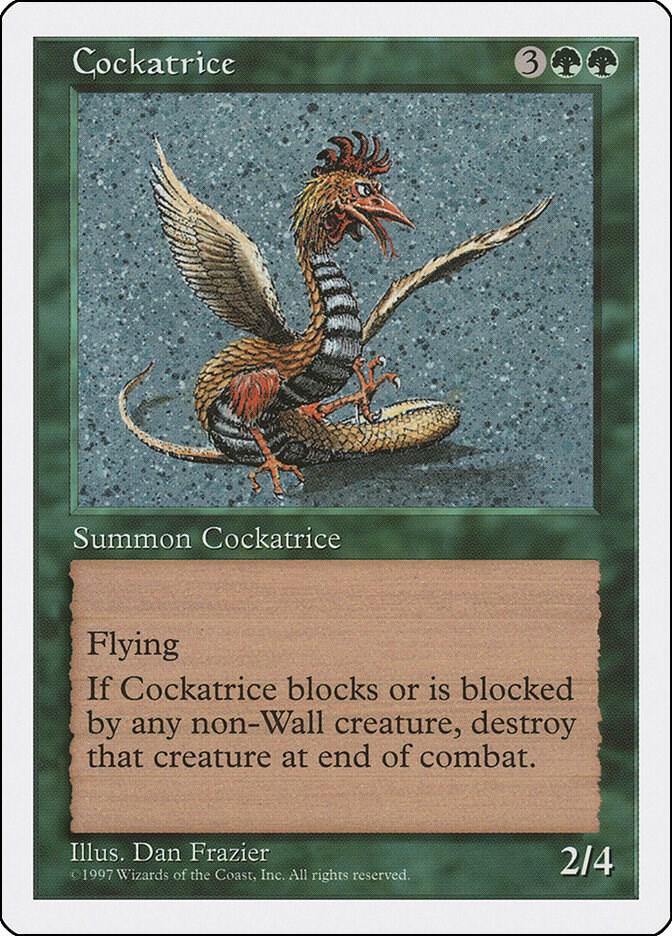 Cockatrice 284/455 (Fifth Edition)  | Good Games Modbury