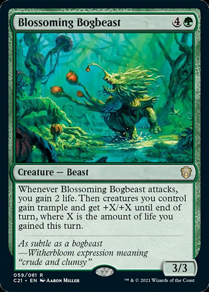 Blossoming Bogbeast [Commander 2021] | Good Games Modbury