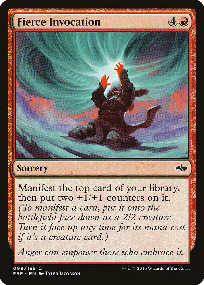 Fierce Invocation 98/185 (Fate Reforged)  - Foil | Good Games Modbury