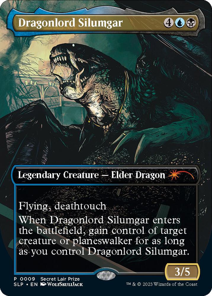 Dragonlord Silumgar 9/50 (Secret Lair Showdown)  - Borderless Foil | Good Games Modbury