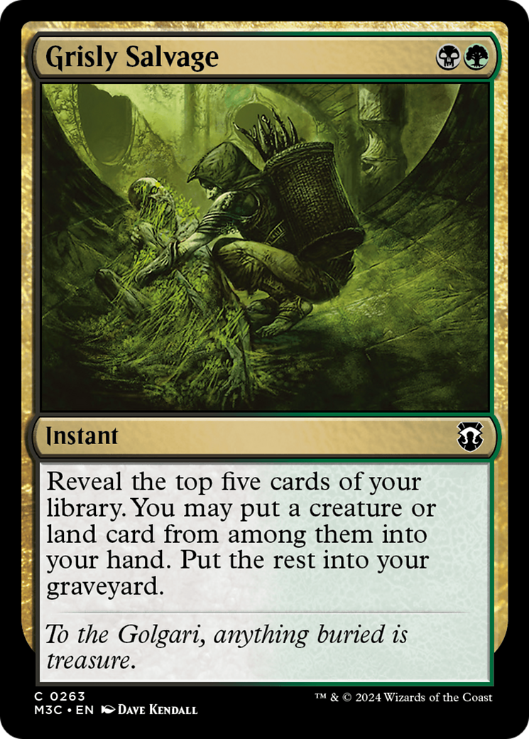 Grisly Salvage [Modern Horizons 3 Commander] | Good Games Modbury