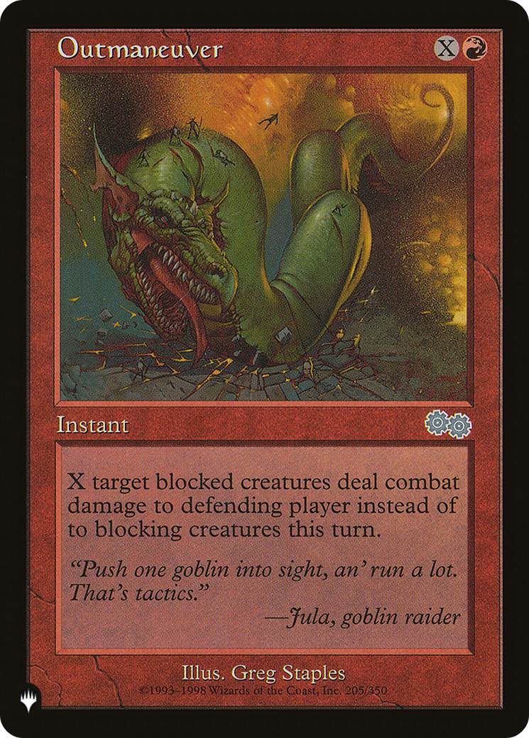 Outmaneuver [The List Reprints] | Good Games Modbury