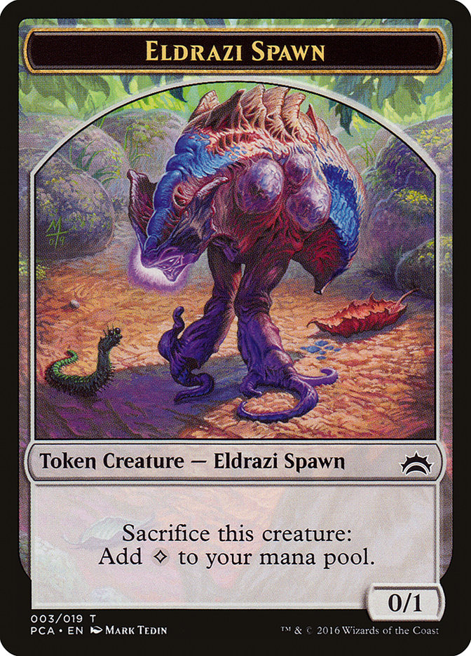 Eldrazi Spawn Token (003/019) [Planechase Anthology Tokens] | Good Games Modbury